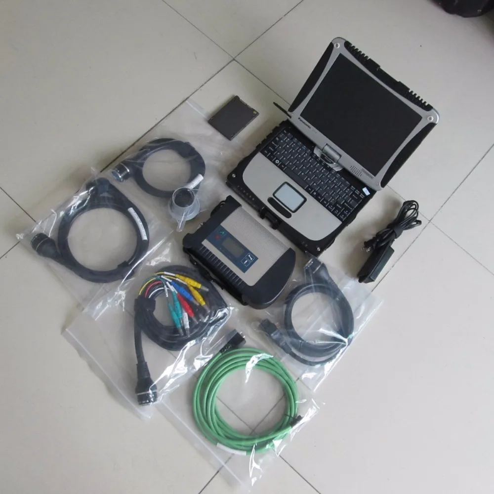 Высококачественный диагностический инструмент MB Star C4 DOIP Sd Connect с ноутбуком Toughbook