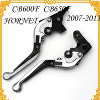 high quality motorcycle accessories folding extendable adjustable brake clutch leversfor honda cb600f cb650f hornet 2007 2013