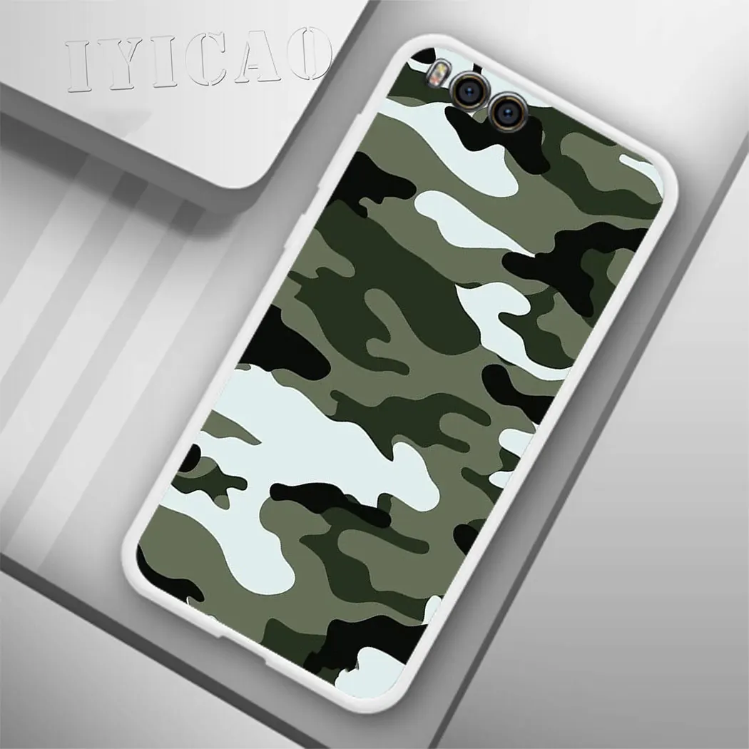 Камуфляжный защитный жесткий чехол для Xiaomi Mi 5 5S 6 9 8 A2 Lite 5X Mix 2S F1 SE MAX 3 9T A3 Pro CC9E Redmi Note