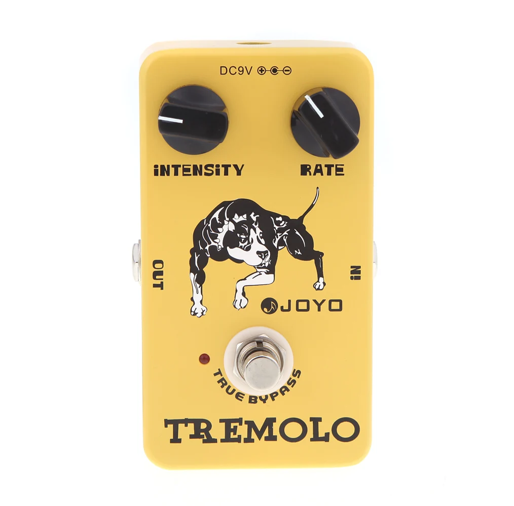 Joyo JF-09 Tremolo Guitar Pedal Stompbox Of Classic Tube Amplifiers Intensity&amprate knob Tone And Vibe Adjust Easily | Спорт и