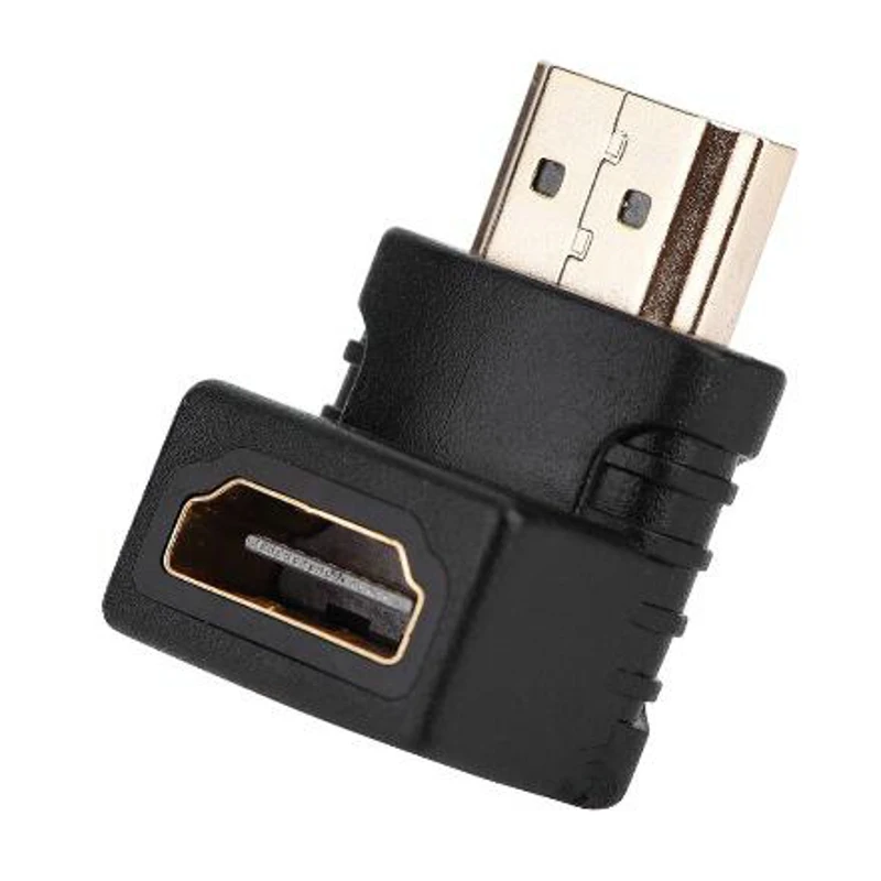 2018 HDMI папа к Женский Кабель адаптер преобразователь удлинитель угол 90 градусов 270