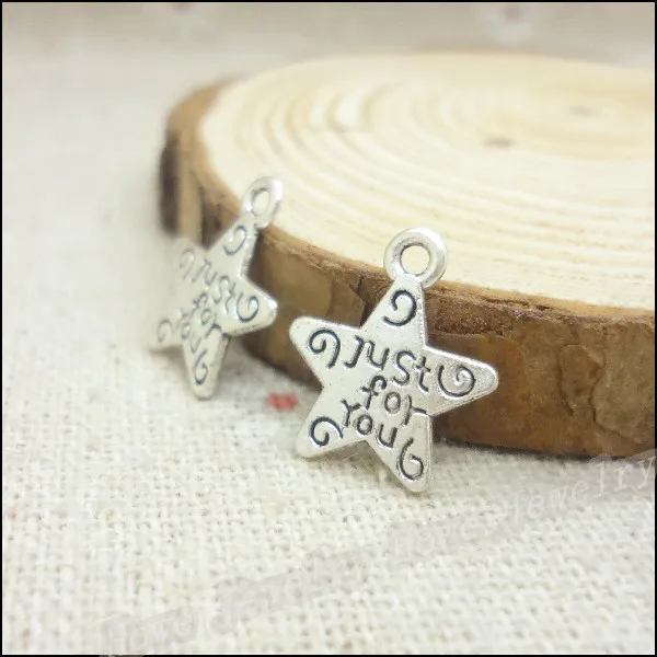 280 pcs Charms Stars Pendant Tibetan silver Zinc Alloy Fit Bracelet Necklace DIY Metal Jewelry Findings | Украшения и аксессуары