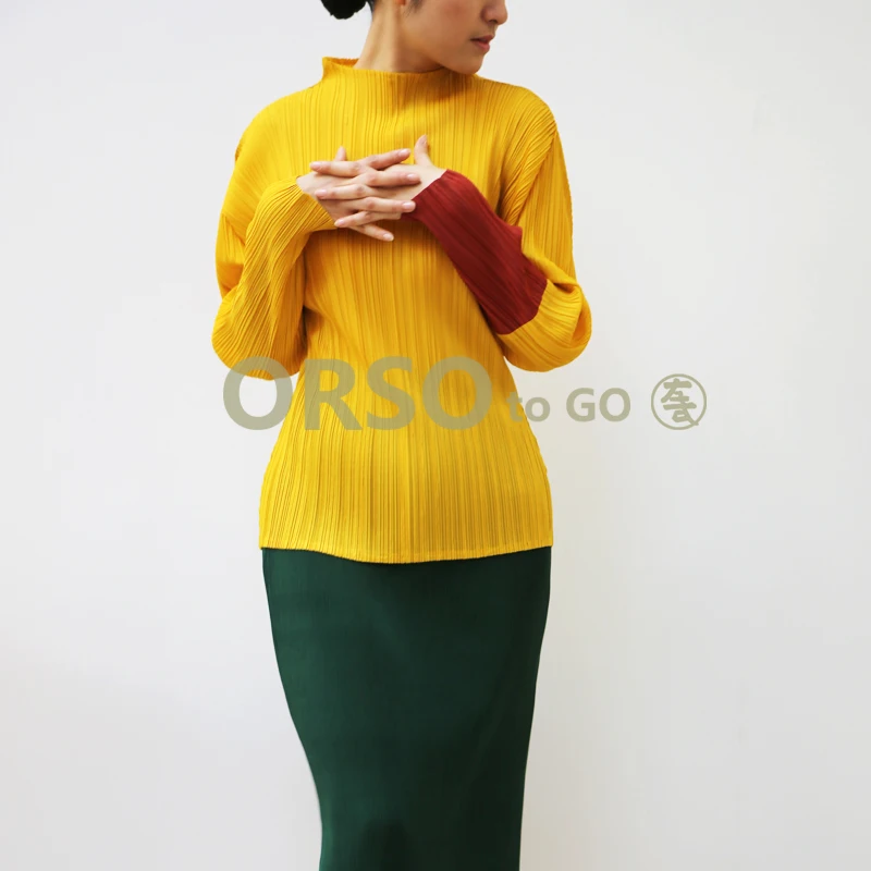 Футболка Changpleat Женская обтягивающая эластичная с длинным рукавом оригинальный