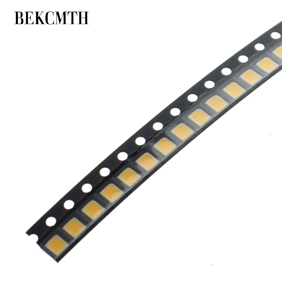 BEKCMTH 100 шт. светодиодный чип SMD СВЕТОДИОДНЫЙ 2835 белый теплый белый Чип 0,2 Вт 3,0-3,2 в 60 мАч светодиодный светильник с подсветкой