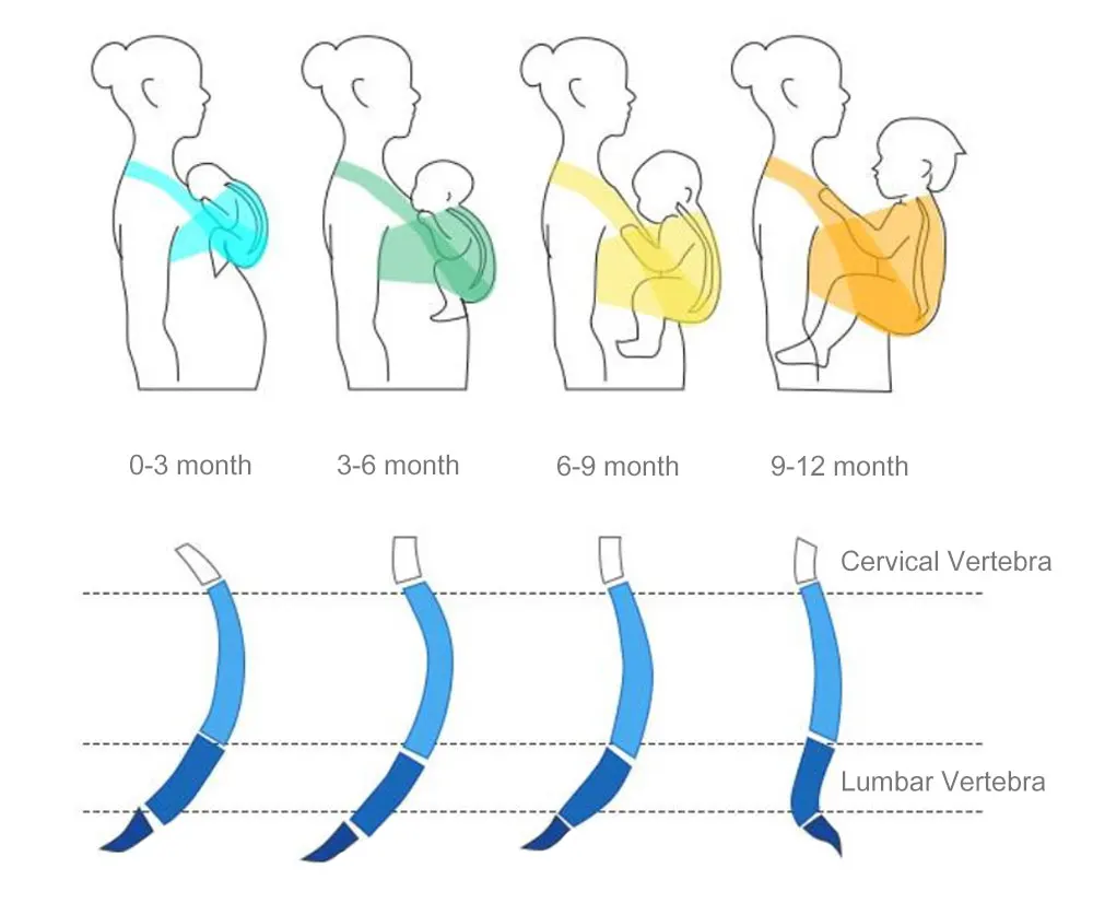 

Comfortable Fashion Infant Sling Soft Natural Wrap Baby Carrier Backpack 0-3 Yrs Breathable Cotton Hipseat Nursing Cover