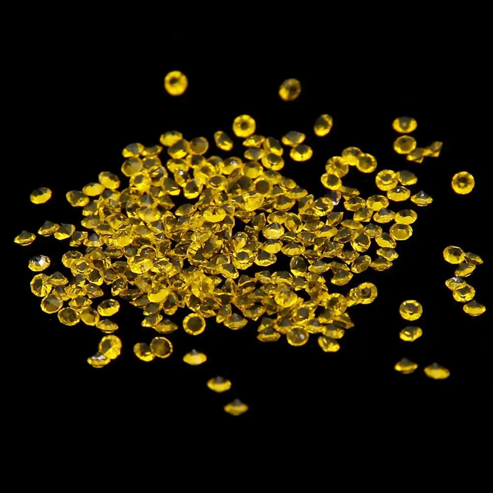 20 Citrine 1,1 мм 1440 шт новое поступление круглые кубические красоты блестящее стекло копия циркония камни класса ААА для 3D ногтей дизайн украшения - Цвет: 20 Citrine