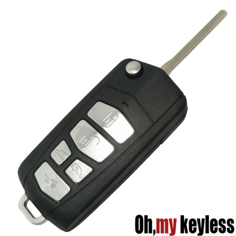 5pcs/lot 5 button Flip key case for kia flip remote control shell fob | Автомобили и мотоциклы