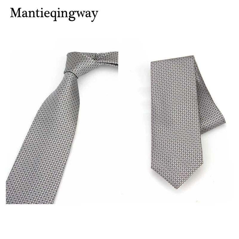 Мужской галстук бабочка Mantieqingway однотонный красный из полиэстера 8 см для
