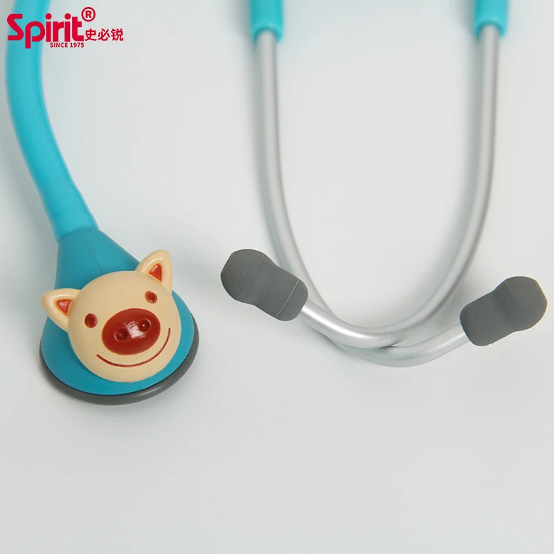 Spirit 5 цветов 3D анимированные животные милый детский стетоскоп сменный одна