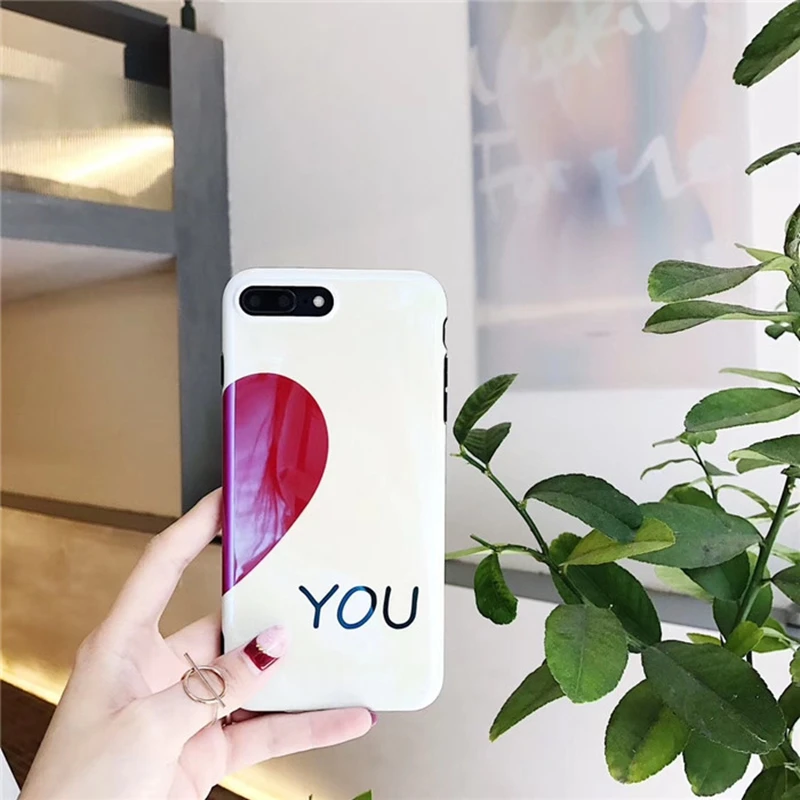 YESPURE Free Shipping Lovers Heart Mobile Accessory Cheap Silicone Phone Back Cover for Iphone X 8 8plus 7 7plus 6 6s 6plus | Мобильные