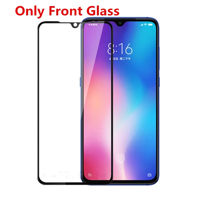 2-в-1 закаленное Стекло для спортивной камеры Xiao mi 9 9SE mi 9 lite рro Камера объектив пленка Стекло защитный Экран протектор для спортивной камеры Xiao mi 9 SE mi CC9e - Цвет: Only Front Glass