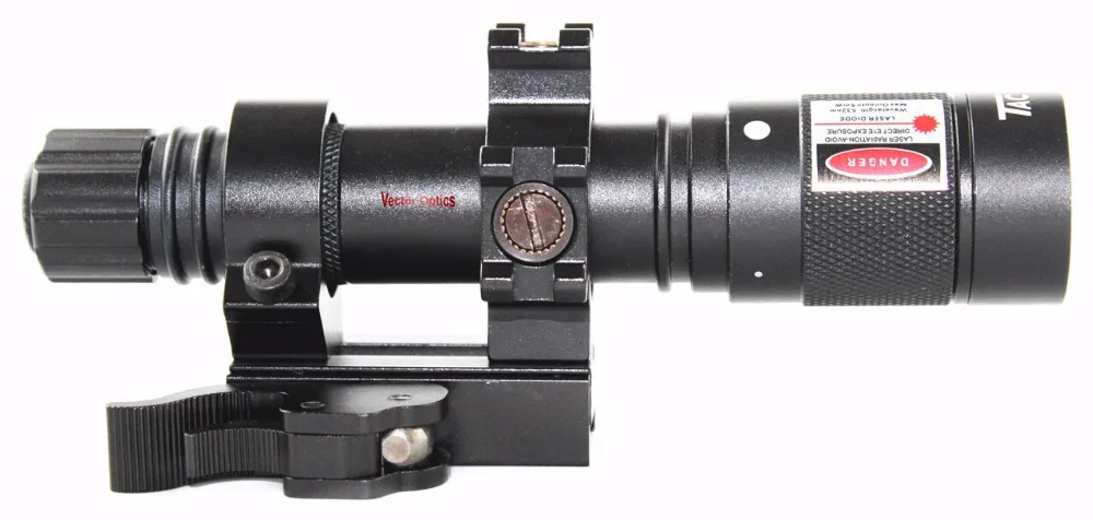 Фонарь осветитель с креплением на ствол дистанционным переключателем