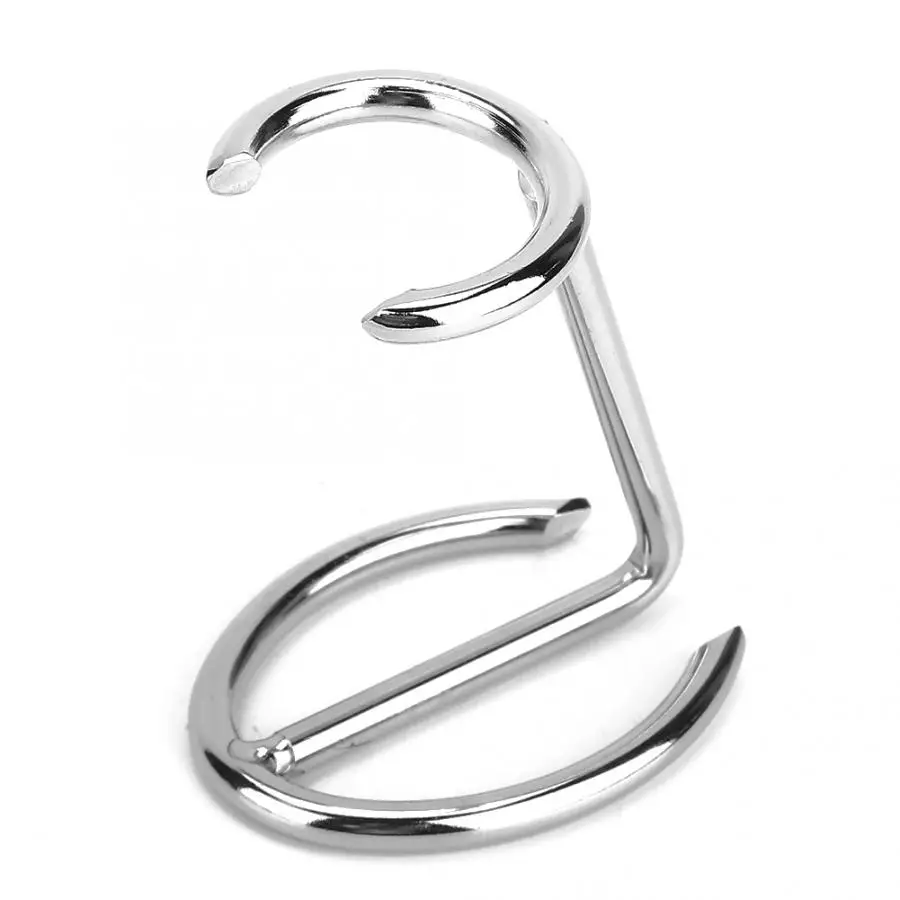 

Men Shaving Brush Stainless Steel Stand Razor Holder for Salon Home Travel Use Bathroom Shaving Shaver Holder Tools