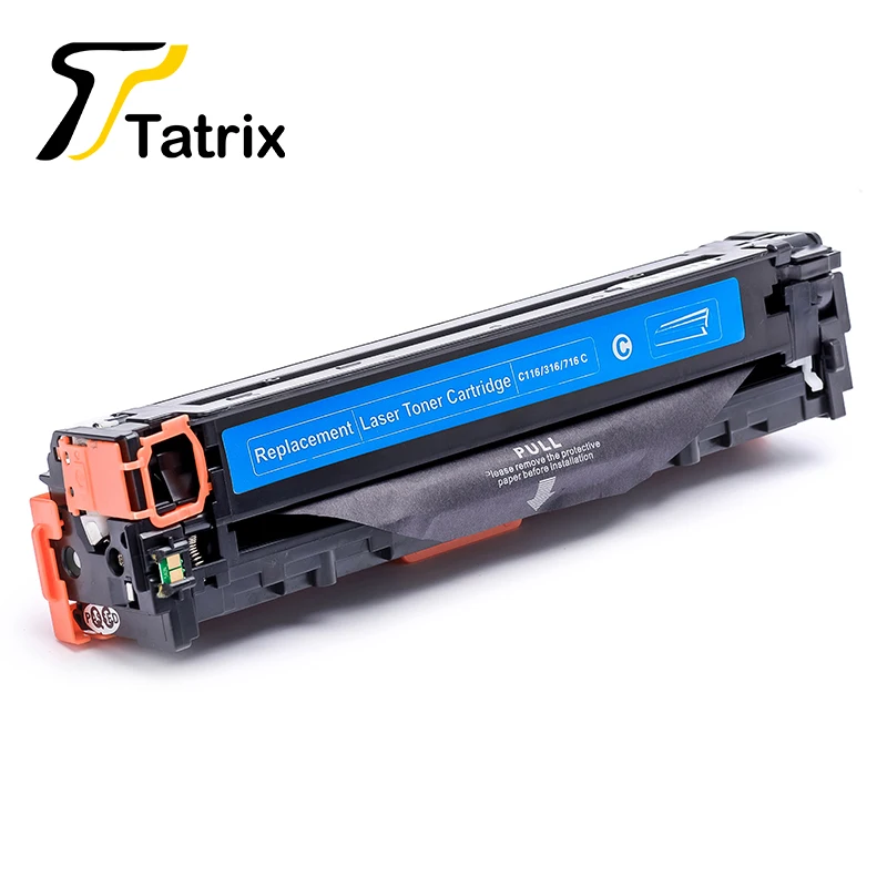 Tatrix 1 шт. для CRG116 CRG316 CRG716 совместимый тонер картридж HP Color LaserJet CM1300MFP CM1312MFP Canon LBP5050
