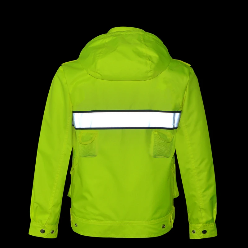 Рабочая одежда hi vis защитная куртка водонепроницаемая Светоотражающая дождевик
