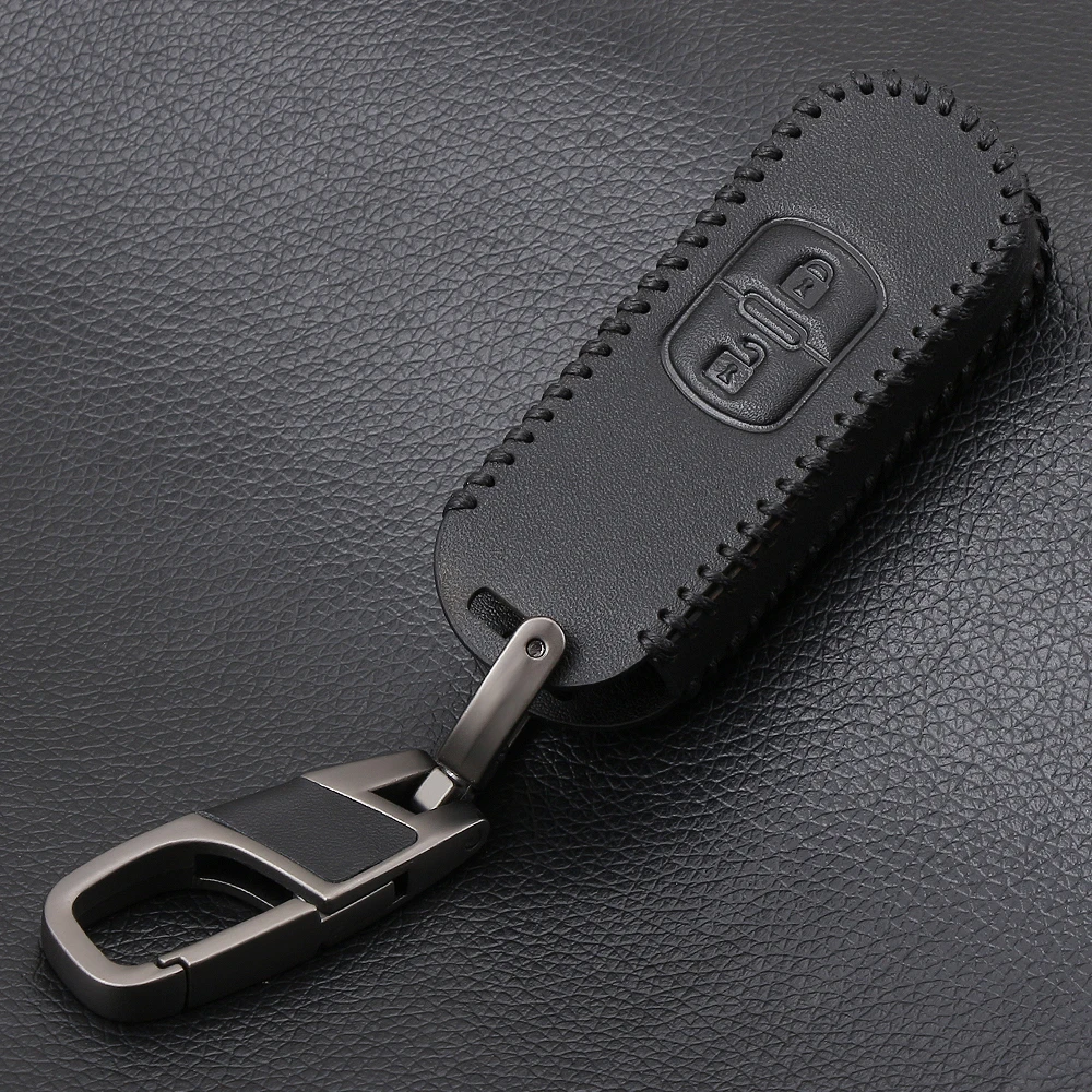 Мужской чехол для автомобильных ключей автомобильного ключа из натуральной кожи