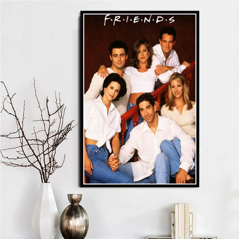 Classic Bar Quote Friends USA TV Show Characters Poster Prints Wall Art Canvas Painting Picture For Living Room Home Decor | Дом и сад