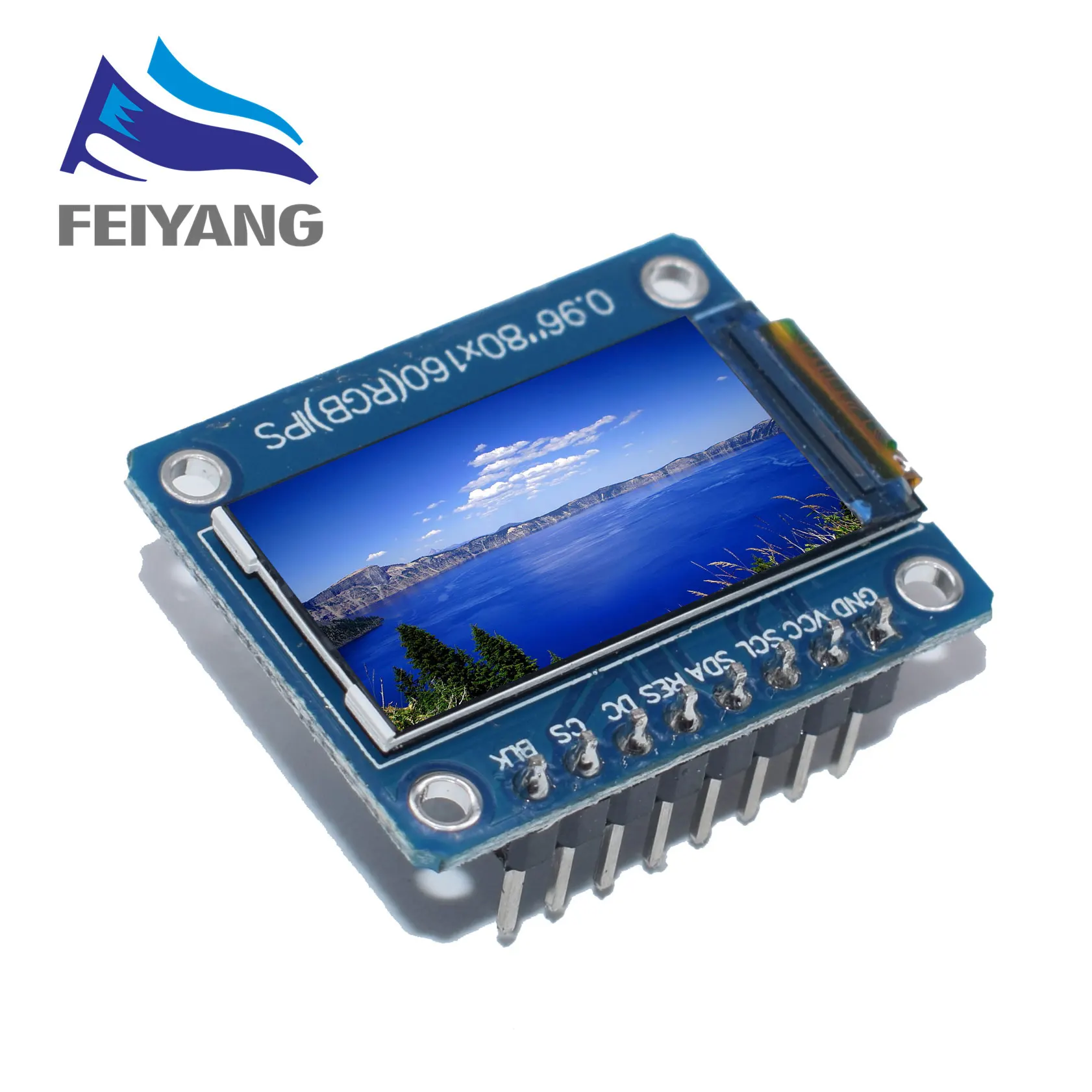 TFT дисплей 0,96/1,3 1,44 дюймов ips 7P SPI HD 65K полноцветный ЖК-модуль ST7735 Привод IC 80*160(не OLED) для Arduino