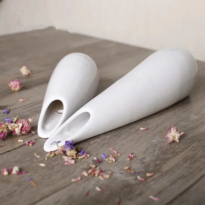 Белый современный керамическая ваза комплект стиль цветок стены дома краткое