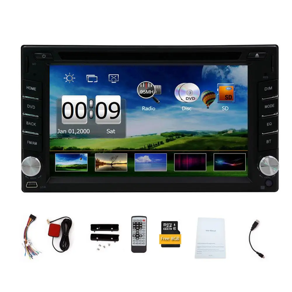 HD gps Navi Автомобильный DVD стерео 3D карта головное устройство автомобильного