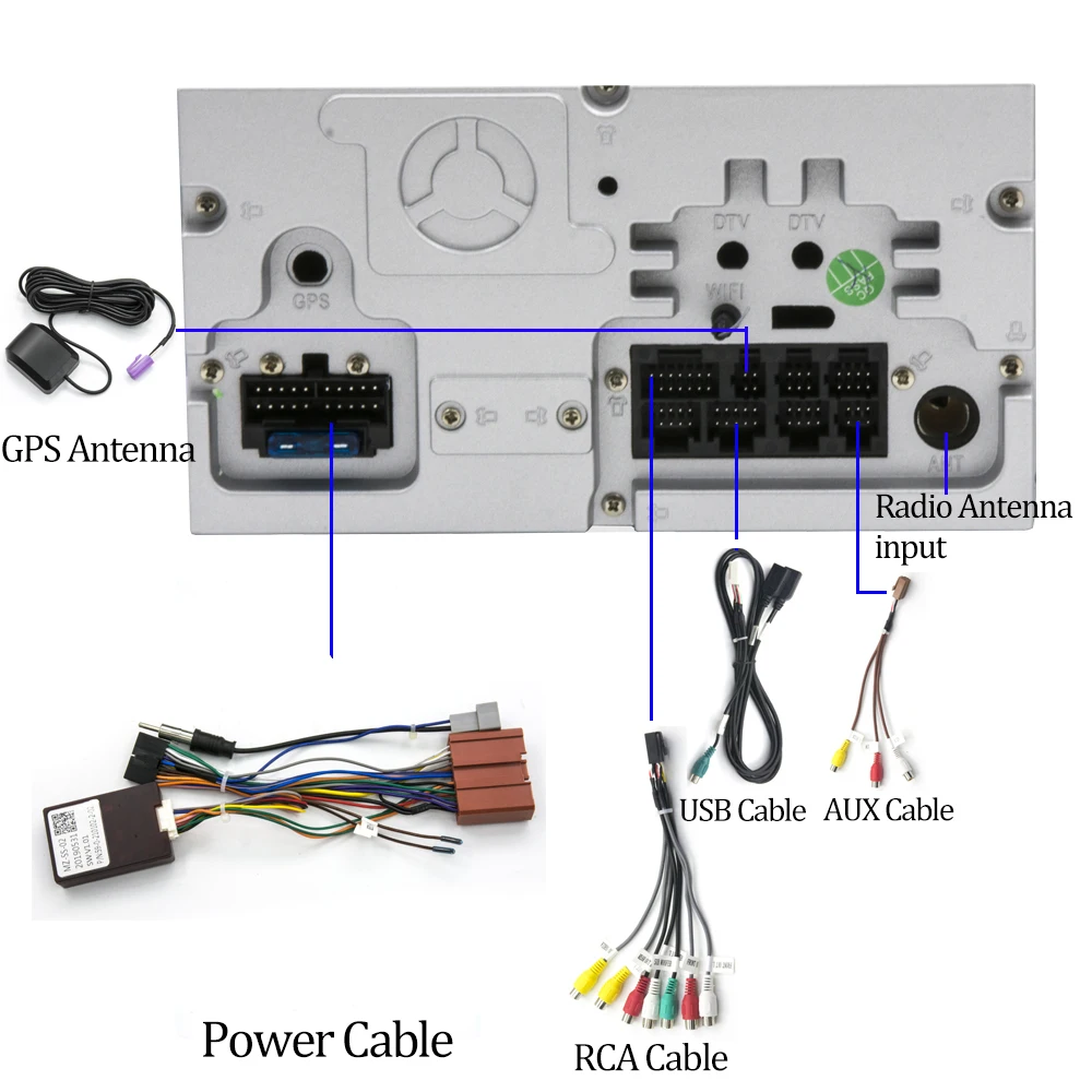 Owtosin Car Radio Multimedia Video Player Navigation GPS Android 9.0 For MAZDA 3 2004 2005 2006 2007 2008 2009 4GB RAM | Автомобили и