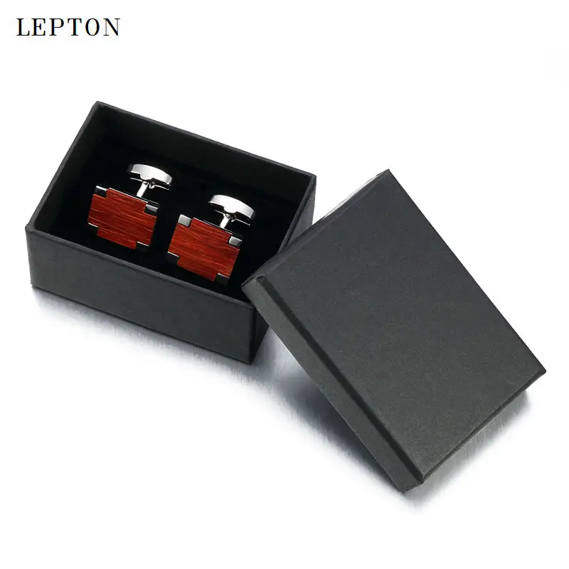 Роскошные деревянные Запонки по низкой цене для мужчин высококачественные