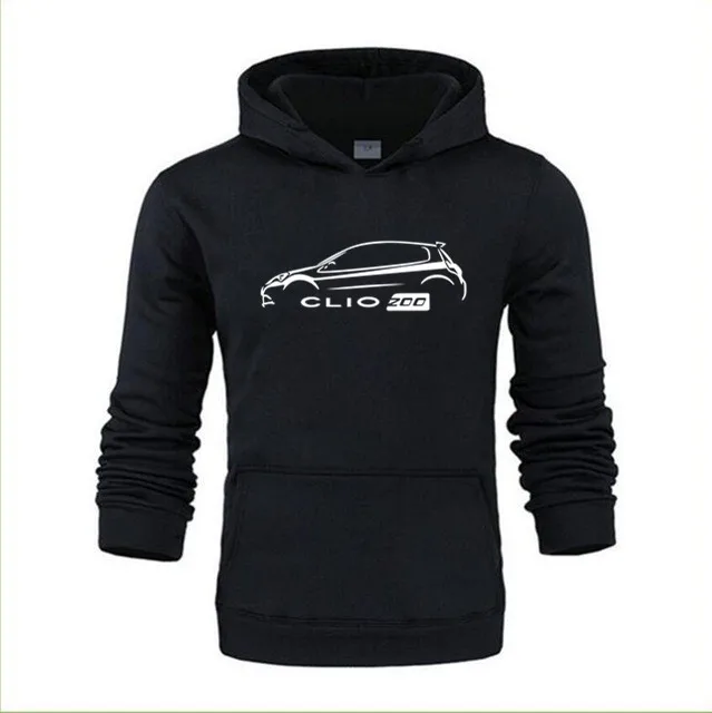 2018 Новый высокое качество XS 4XL брендовая одежда для мужчин толстовки RENAULT 197 CLIO SPORT