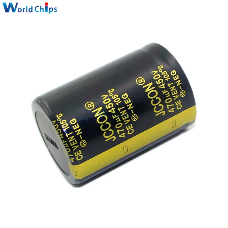 450V 470 мкФ 35X50mm Высокочастотный Низкочастотный алюминиевый электролитический