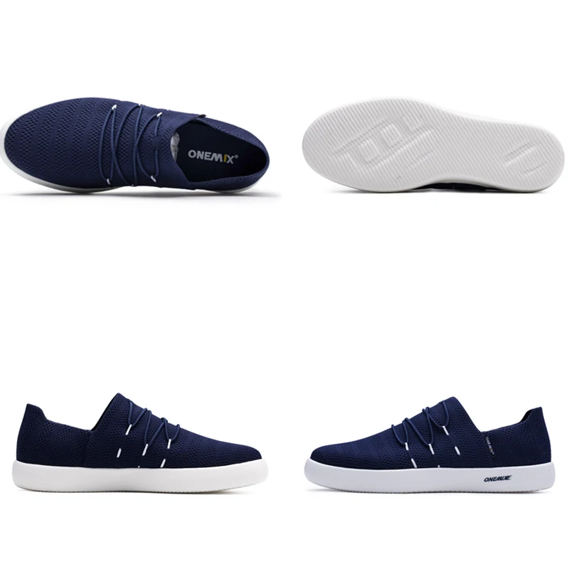 ONEMIX Women Lightweight Casual Shoes Slip-on Breathable Mesh Upper Sneakers For Men zapatillas hombre | Обувь