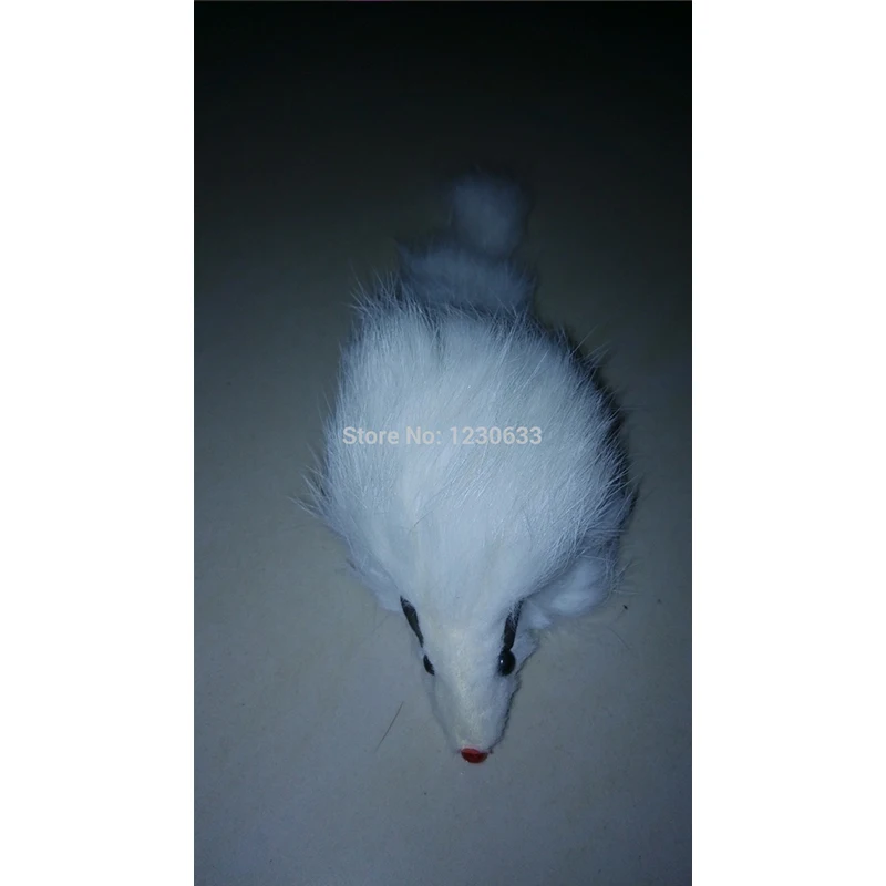 Игрушка для кошек Westrice Большая Меховая мышь с кроличьим мехом 6 см различные