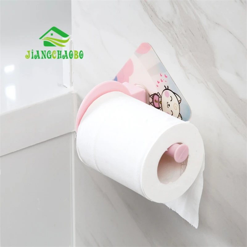 JiangChaoBo паста без дырочек держатель для туалетной бумаги ванной комнаты рулон