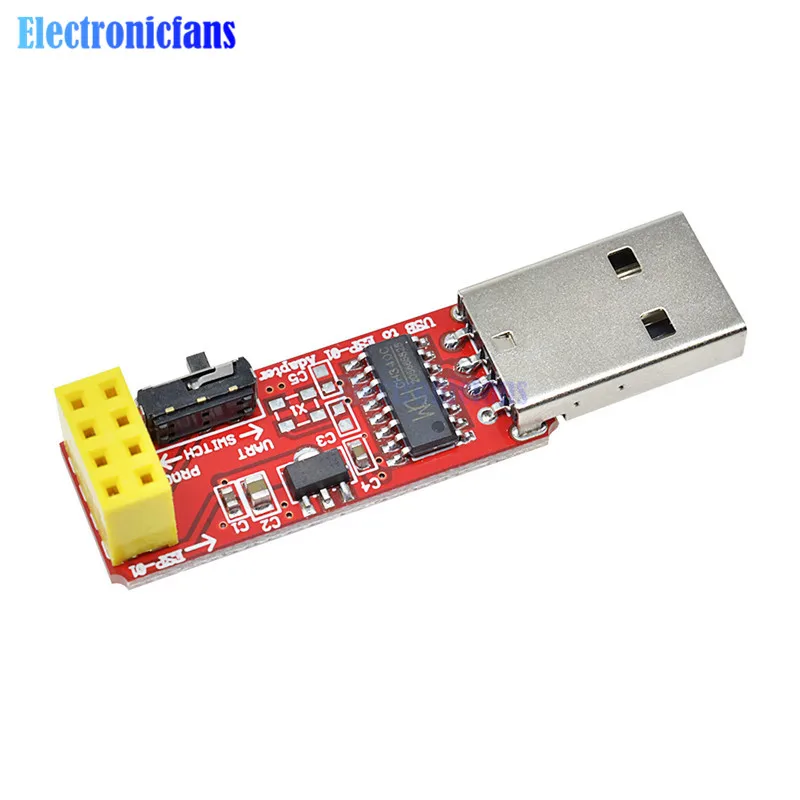 USB к ESP8266 ESP 01 Wi Fi модуль адаптера с CH340G TTL драйверу последовательный беспроводной