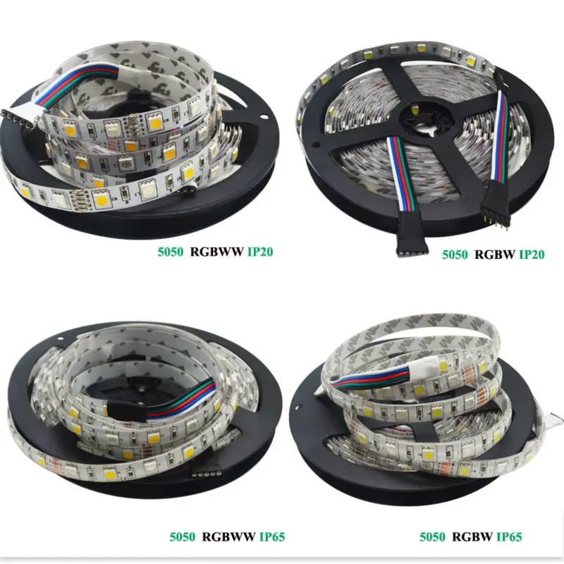 RGB RGBW RGBWW светодиодный светильник 5050 Диодная лента водонепроницаемая