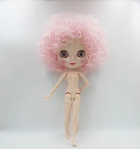 Бесплатная доставка, большая скидка, искусственная Обнаженная кукла Blyth, подарок на день рождения для девочки, кукла с большими глазами 4 цветов с красивыми волосами, милая игрушка