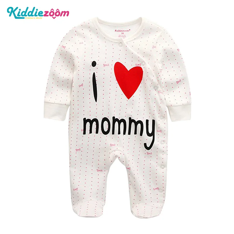 RFL1106 Детские Комбинезоны Одежда для новорожденных девочек ropa bebe хлопковые детские костюмы с длинными рукавами roupa menina детские пижамы - Color: RFL1106