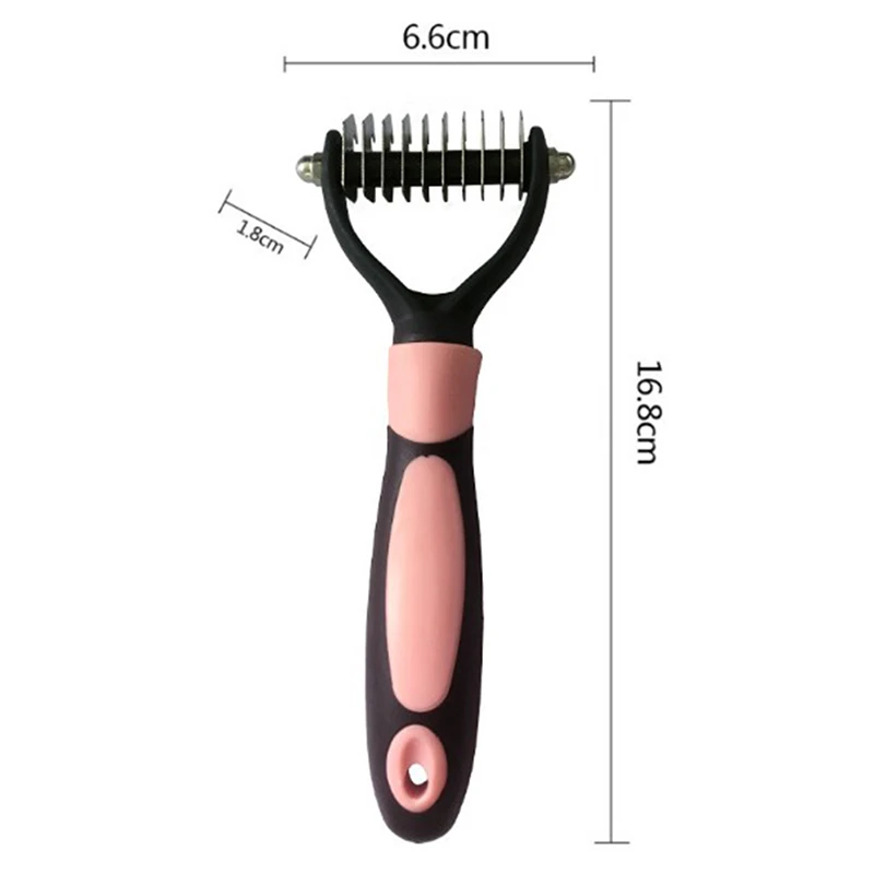 Новая собака Dematting Уход за лошадьми Deshedding Триммер инструмент гребень