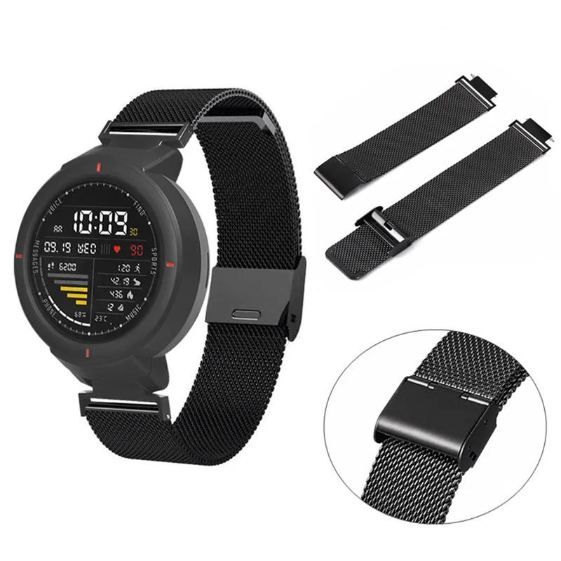Ремешок для часов из нержавеющей стали Huami Amazfit Verge 3 NK Shopping|Смарт-аксессуары| |