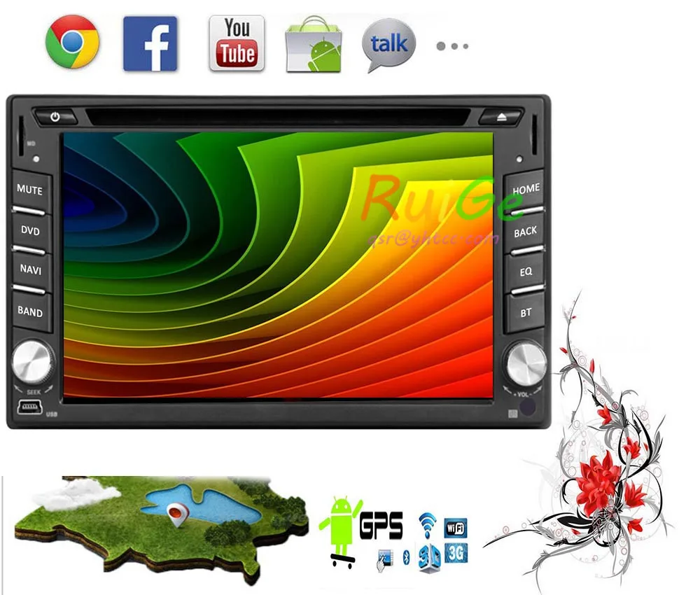 В dash 2DIN android 7 1 GPS Wifi 3 G Bluetooth Радио стерео радио USB сменный плеер Wif MP3 плеер|in dash|car