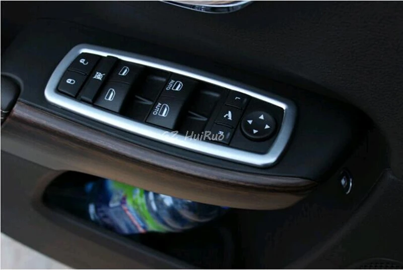 Автомобильный Стайлинг Хром Интерьер дверь Крышка батарейного отсека отделка