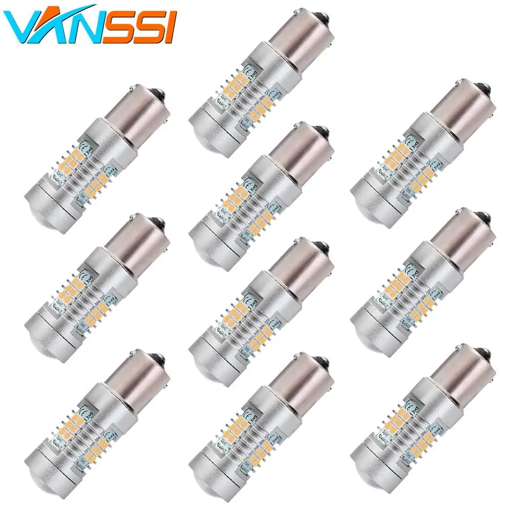 10 шт. супер яркие 1260lm Bau15s 7507 PY21W светодиодный лампы 21 SMD 2835 Chipsets сигнал поворота