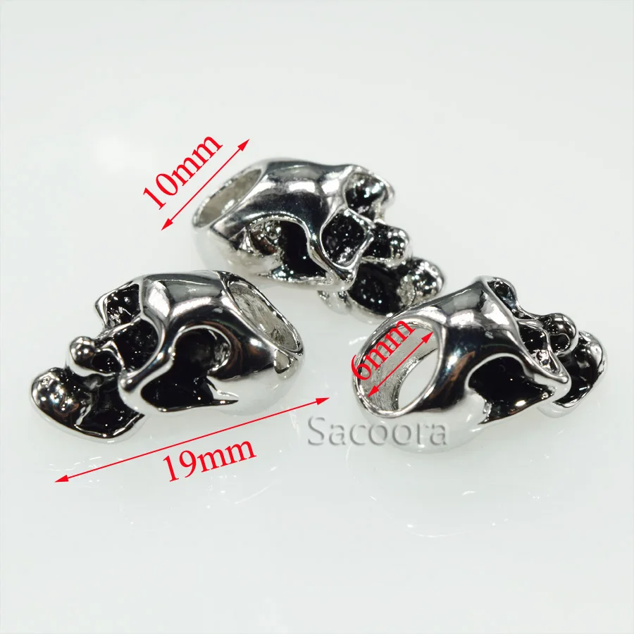 1000 шт. одинарное вертикальное отверстие|bead scarf|skull wedgebead weights |