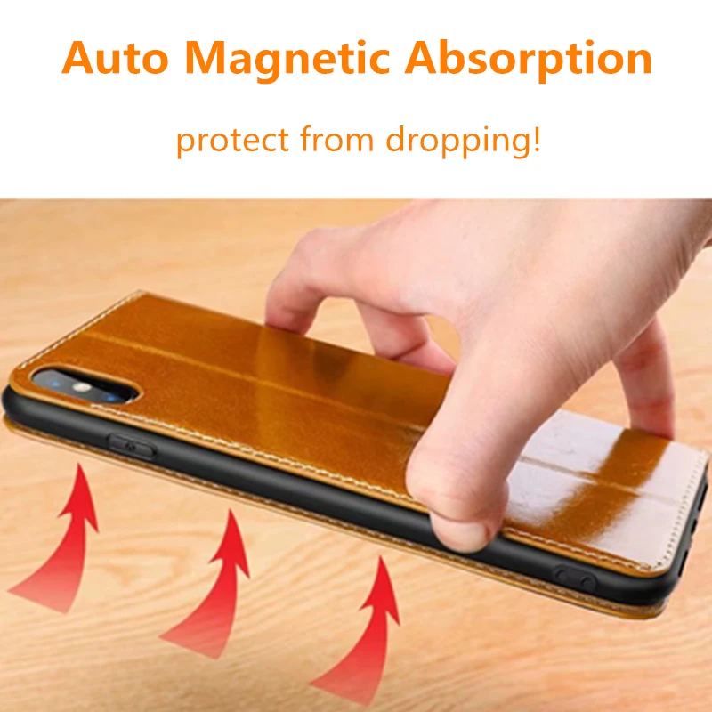 Чехол с окошком из натуральной кожи для iphone X, XS, XR, XS, Max, настоящая кожа, бесплатный ответ, чехол для iphone 6, 6s, 7, 8 plus, полная защита кожи