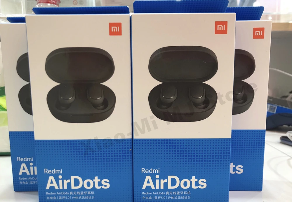 Xiaomi Redmi Airdots True беспроводной TWS Bluetooth 5,0 наушники DSP активная шумоподавление Гарнитура микрофон наушники AI управление