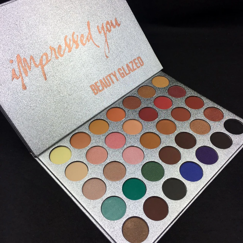 Beauty Glazed Новый дымчатый цвет пигментов теплые холодные матовые тени для век
