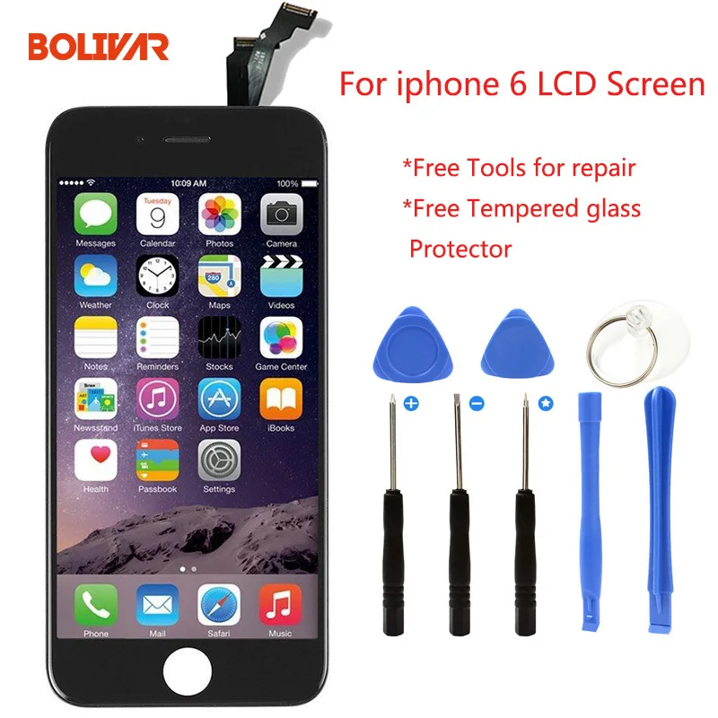 Мобильный ЖК экран для iphone 6 plus дисплей сенсорный дигитайзер Заводская
