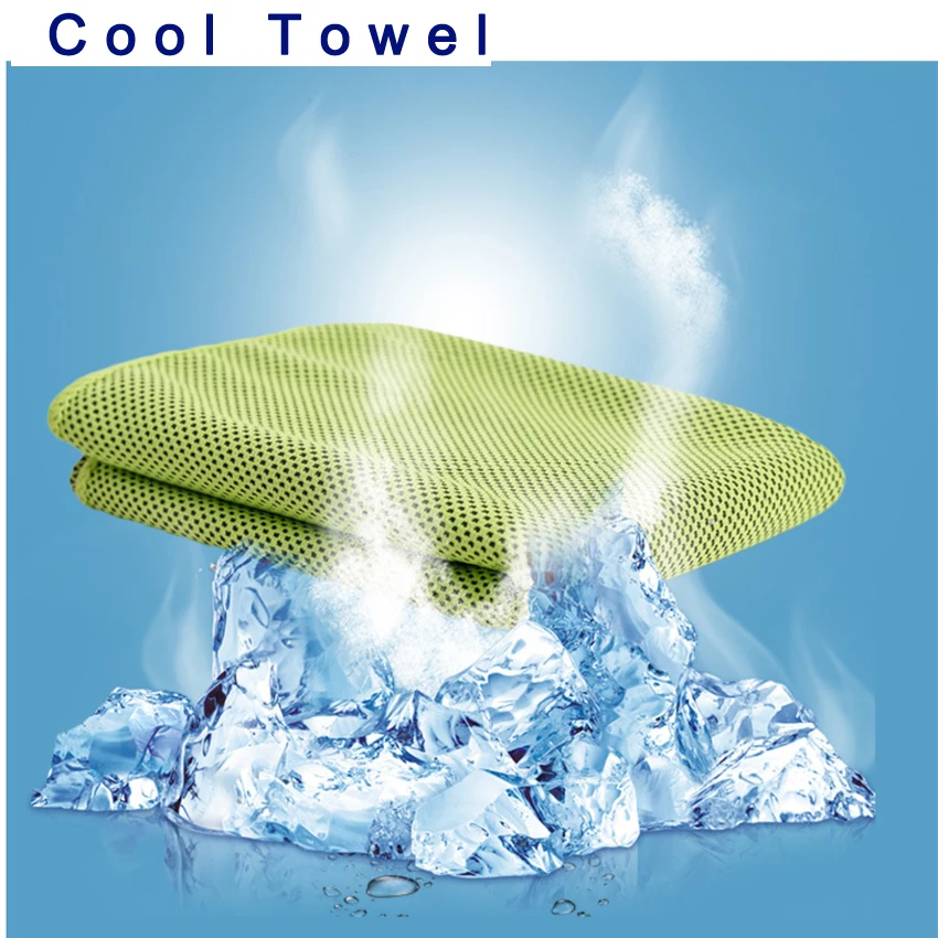 Zipsoft охлаждающее полотенце холодное Спортивная lce ткань тренажерный зал Мягкая