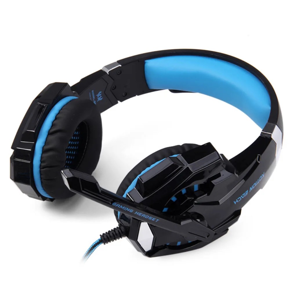 KOTION EACH G9000 Gaming Headphone 7.1 Surround USB Vibration Game Headset Headband with Mic LED Light for PC Gamer | Электроника
