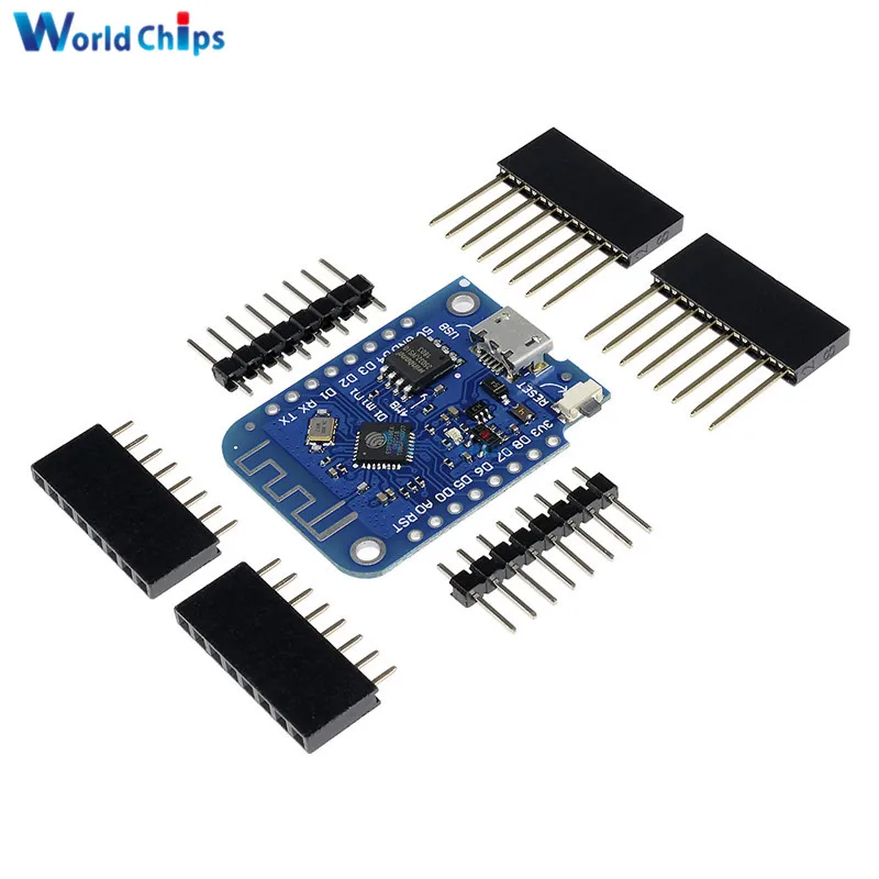 Для Wemos D1 Mini V3.0.0 wifi Интернет вещей макетная плата на основе ESP8266 CH340 CH340G для Arduino Nodemcu V2 micropyton