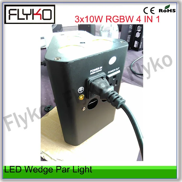RGBW 4в1 стирка световой эффект 3*10 Вт Высокая яркость ИК контроль led Клин par свет|par