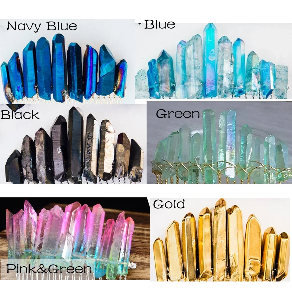 Мини Хрустальная корона Русалка зажим кристалл искусственные